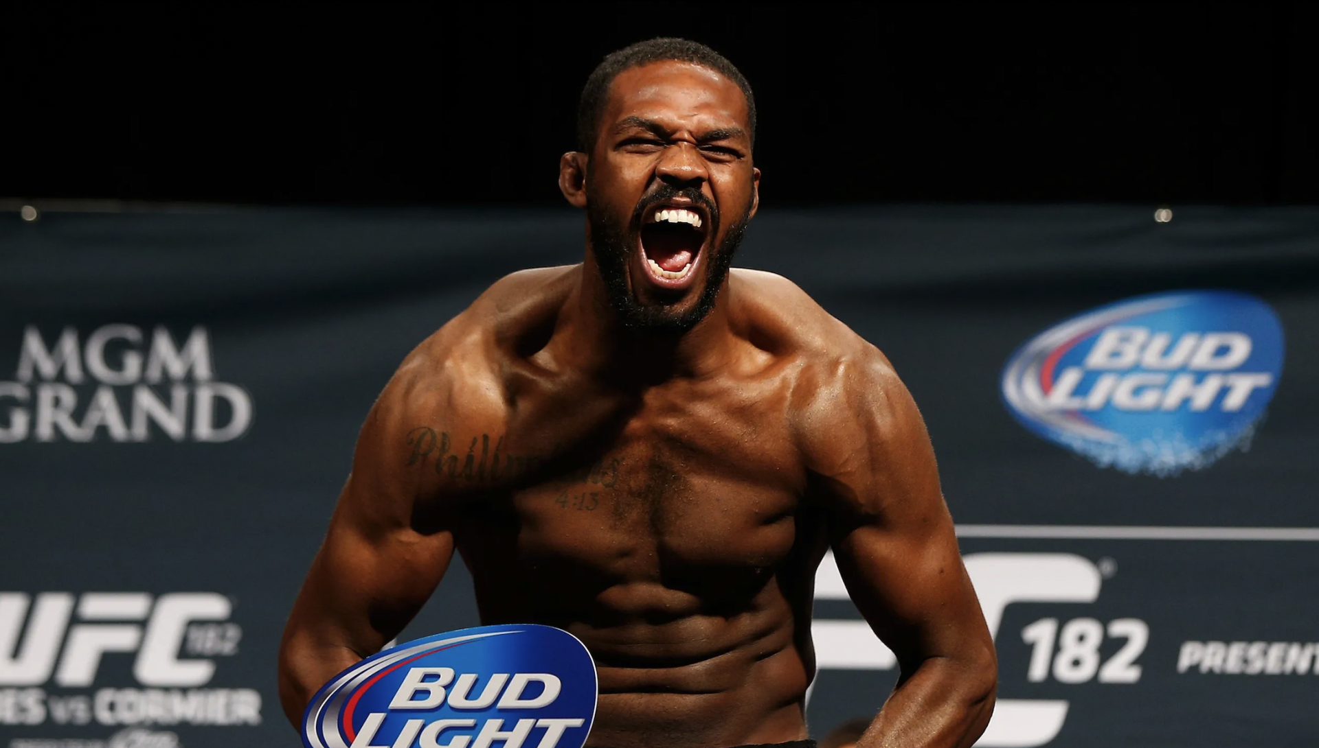 jon jones black ufc fighter