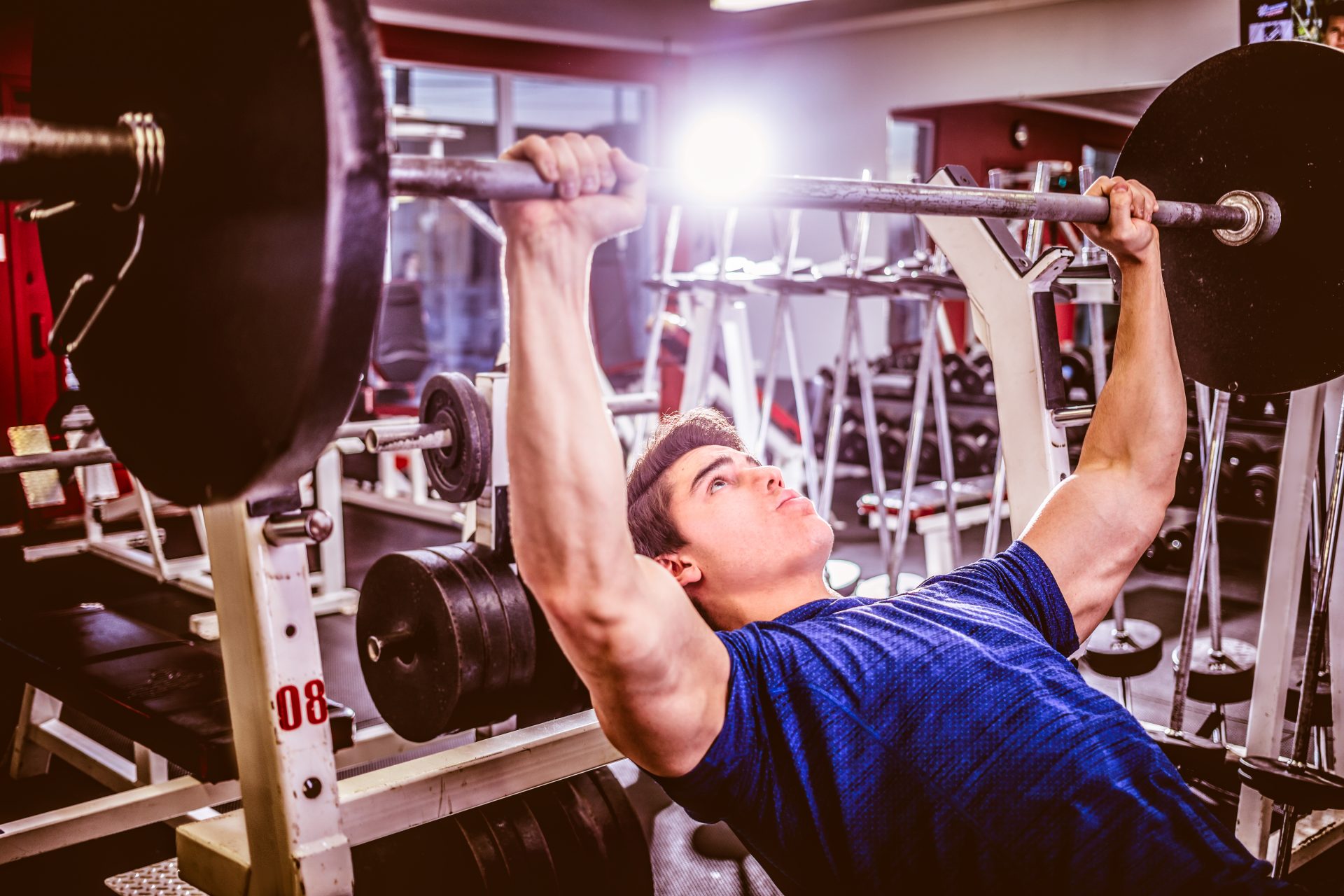 bench pressing