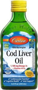 Carlson - Cod Liver Oil, 1100 mg Omega-3s