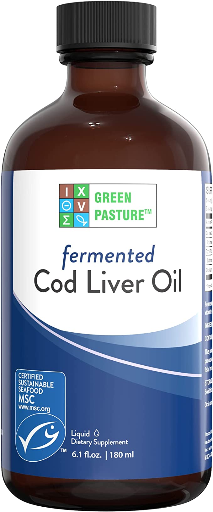 Green Pasture Fermented Cod Liver Oil Liquid