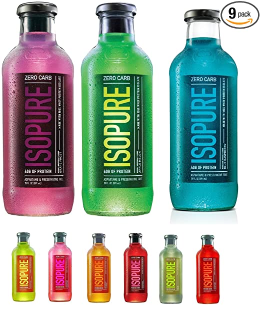 Nature's Best Isopure Protein Drink, 100% Whey Protein Isolate, Zero Carb