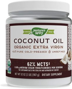Nature's Way Organic Extra Virgin Coconut Oil, Pure & Unrefined